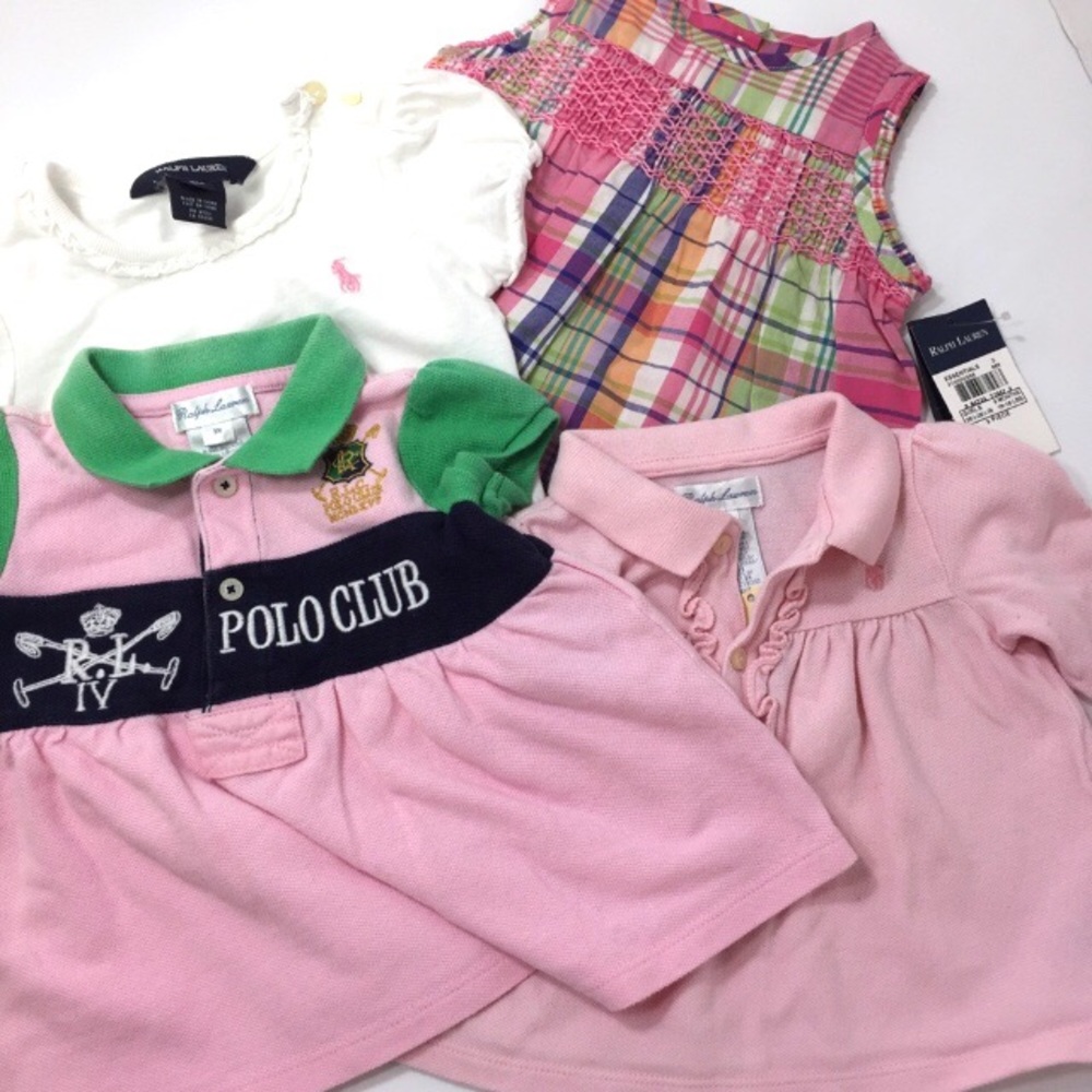 Ralph Lauren 9mos Bundle 4pc Baby Girl